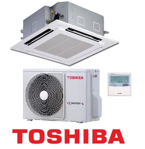 Toshiba âm trần Cassett,4 hướng Thổi, 24.000BTu/h, Dòng Thường